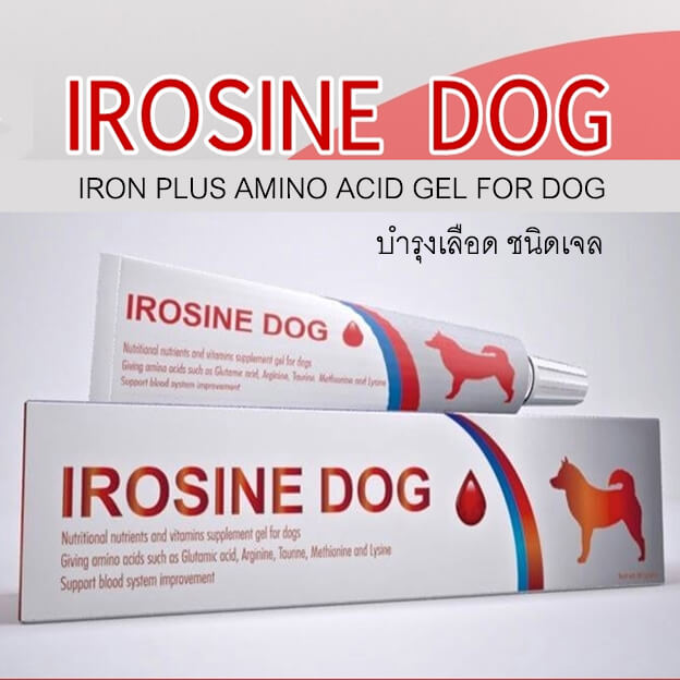 อาหารเสริม สำหรับสุนัข ไอโรซีนด็อก เจลบำรุงเลือด 80 กรัม